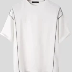 white down soulder t-shirt