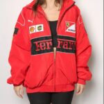 red ferrari f1 jacket