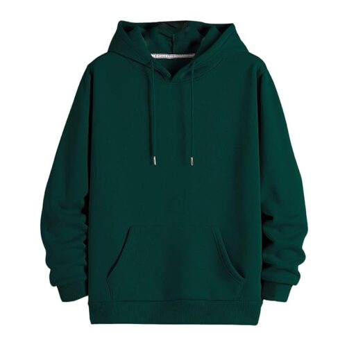 green hoodie