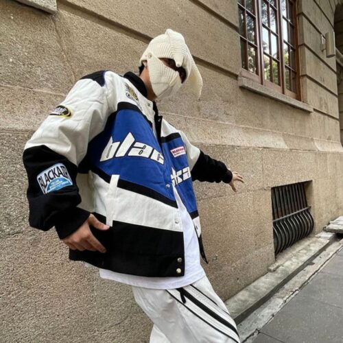 BlackAir Jacket Side View – Premium Urban Jacket