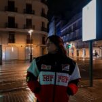 unisex ferrari jacket blackwingg front red view