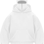 white Balaclava Hoodie
