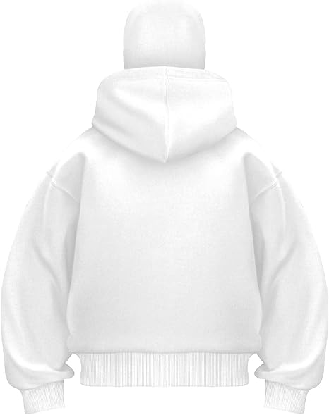 White Balaclava Hoodie