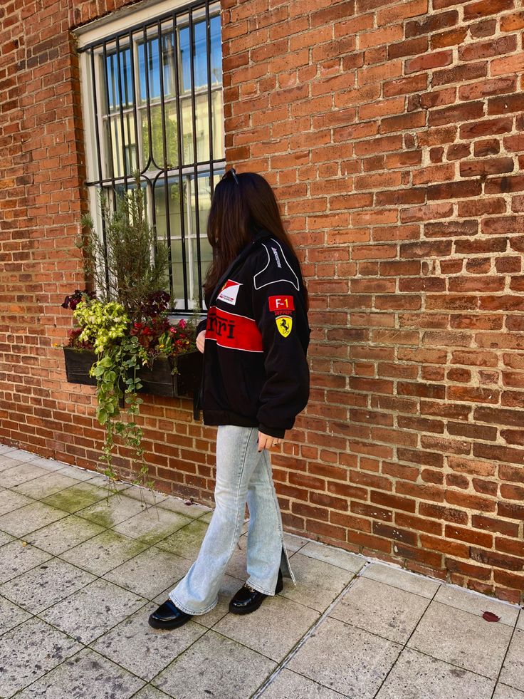 Unisex Ferrari motorcycle racing jacket
