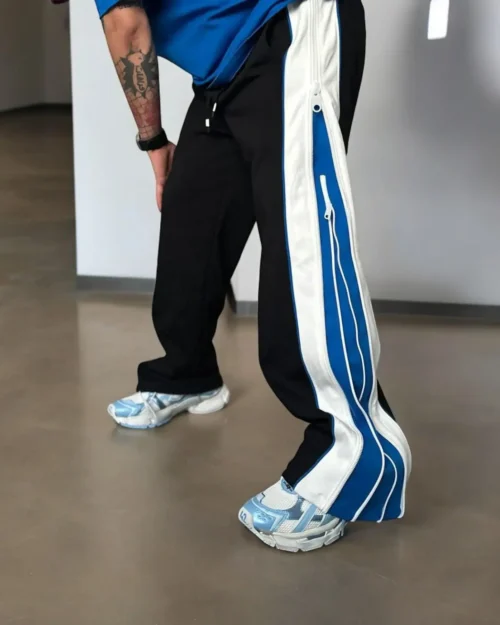 bule dubble zip bottom