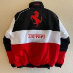 Unisex vintage Ferrari bomber jacket, F1 jacket streetwear look